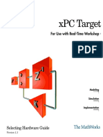 Matlab - XPC Target Selecting Hardware Guide