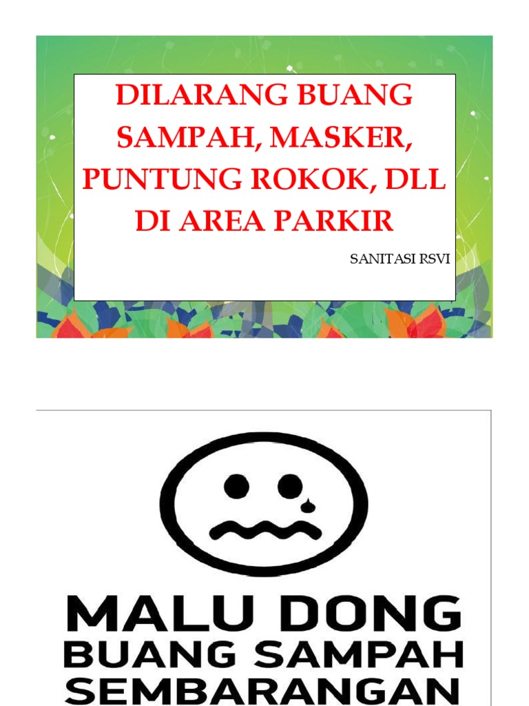 Poster Jangan Buang Sampah Pdf