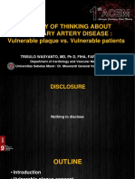 The Way of Thinking About Coronary Artery Disease: Vulnerable Plaque vs. Vulnerable Patients