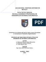 Desarrollo de Un Sistema Web para La Venta y Reserva de Pasajes en La Empresa de Transportes Olguita Express