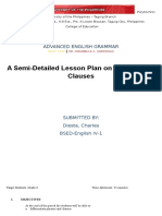 Phrases and Clauses Lesson Plan
