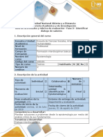 Guía de Actividades y Rúbrica de Evaluación-Fase 3 - Identificar Diálogo de Saberes