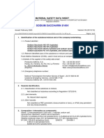Sodium Saccharin E-954: Material Safety Data Sheet