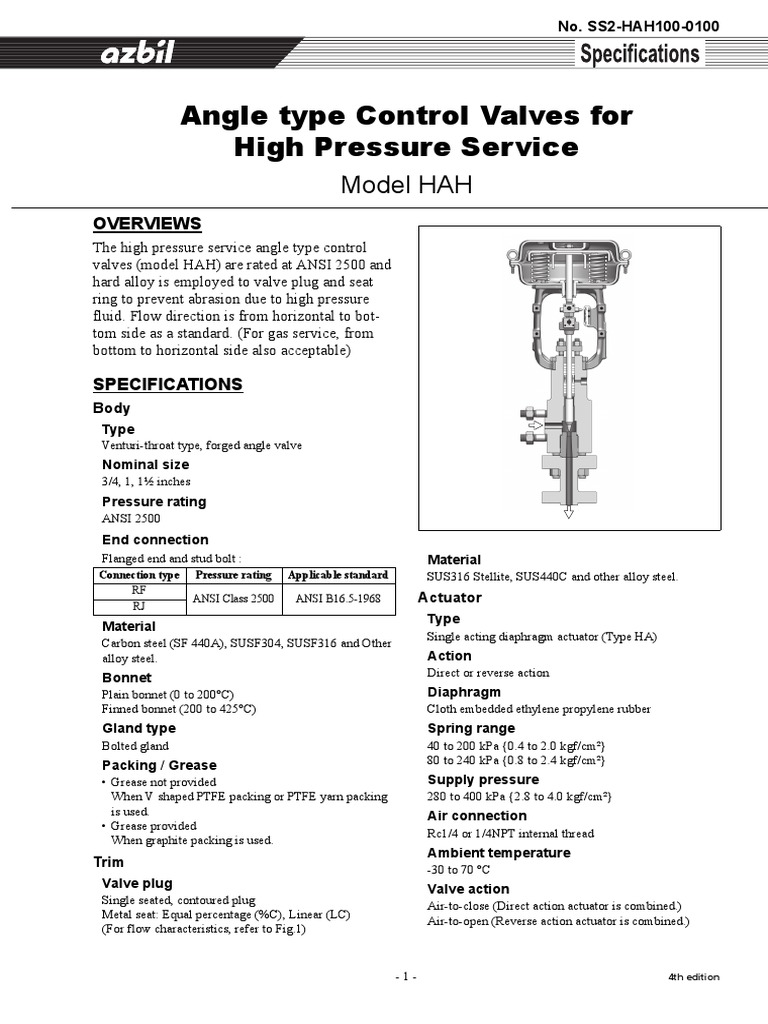 Azbil Control Valve Download Free PDF Valve Mechanical Engineering