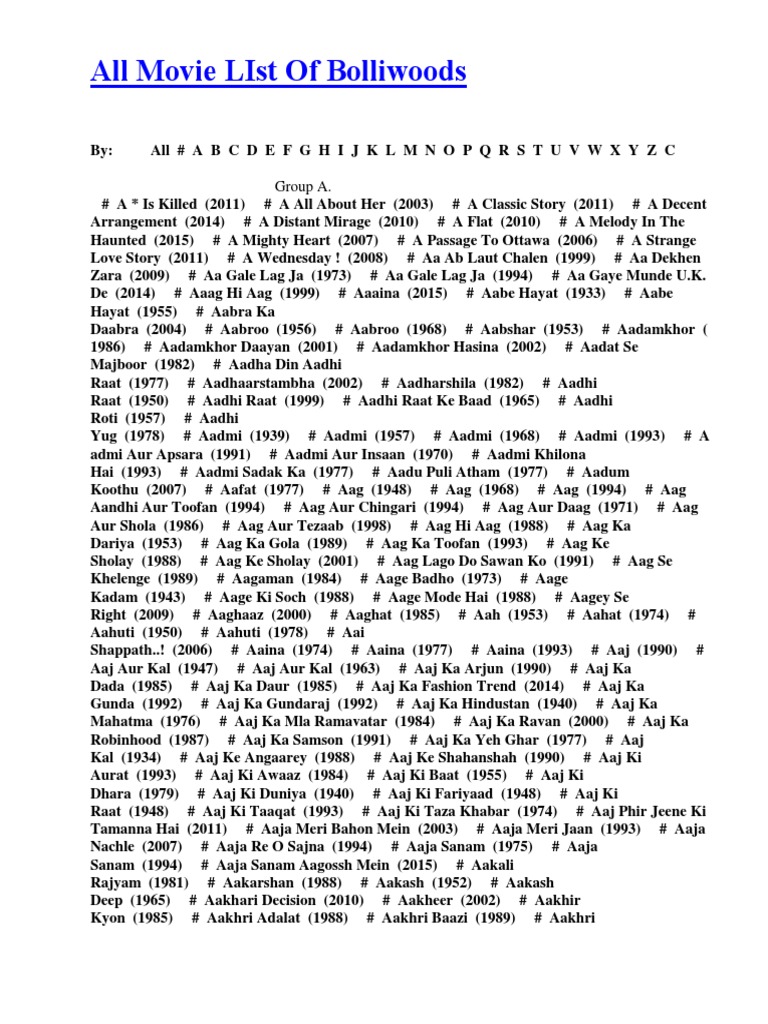 Bollywood Vintage Movies List Pdf Sikhism