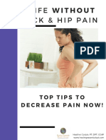 A Life Without Back& Hip Pain Ebook
