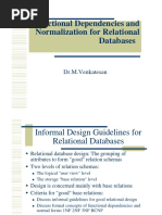 Functional Dependencies and Normalization For Relational Databases