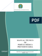 Manual técnico de Perícia Médica Previdenciária