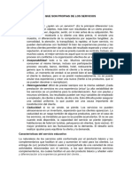 Caracteristicas Que Son Propias de Los Servicios