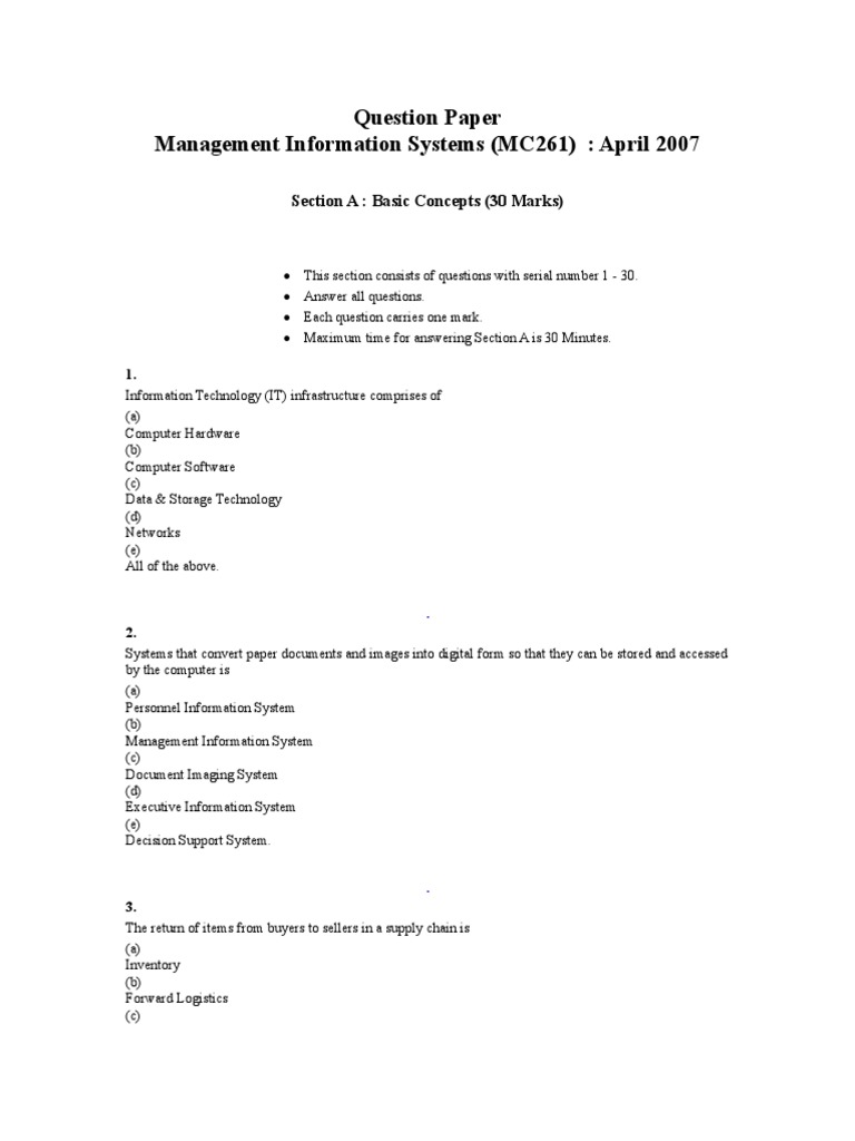 Management Information Systems 0407 | PDF | Information System | Chief ...