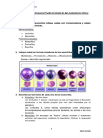Cuestionario de Practica para Laboratorio Clínico (Microbiologia)