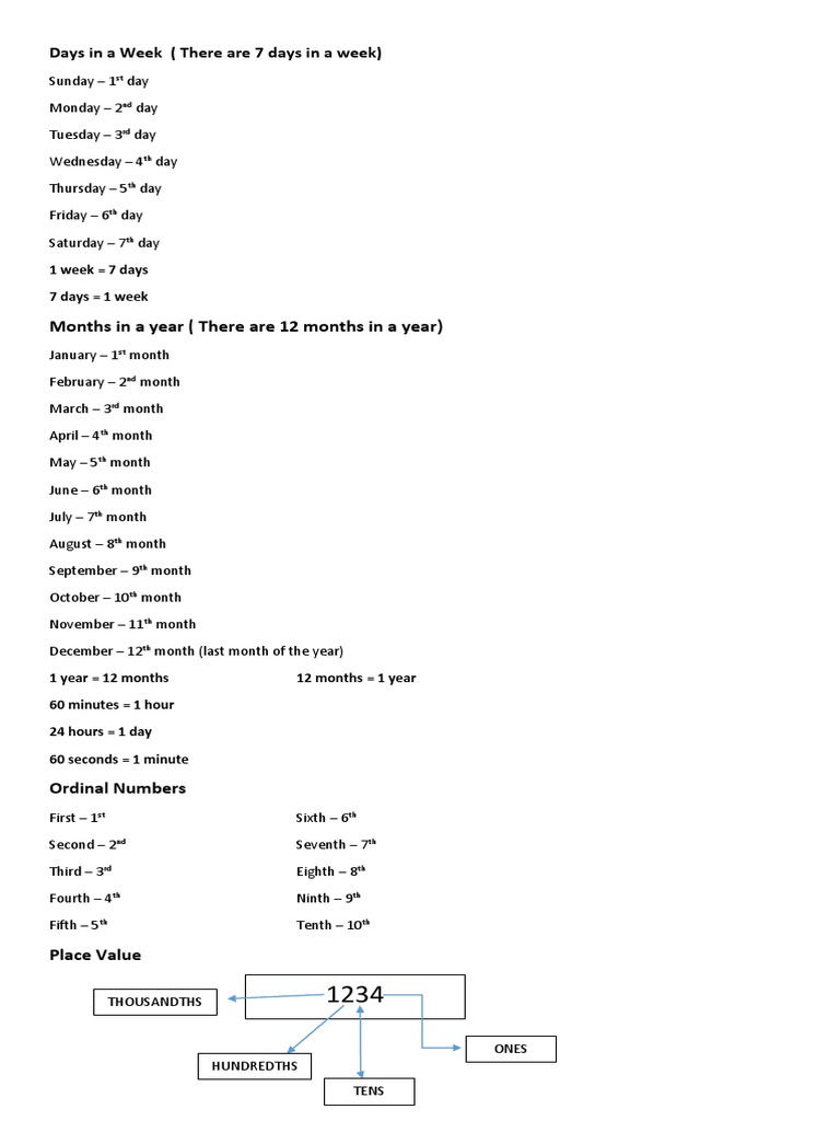 Months in A Year (There Are 12 Months in A Year) | PDF | Teaching ...