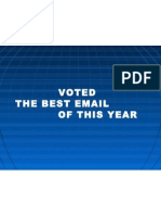 Voted the Best Email of This Year
