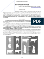 Biotipos Carne Leche y Trabajo