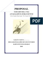 Proposal: Turnamen Bola Voli Antar Kampung Durian Runtuh