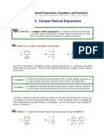 Module4 Complex Rational Expressions