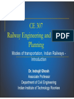 Indian Railways - Modes of Transportation and Infrastructure Development