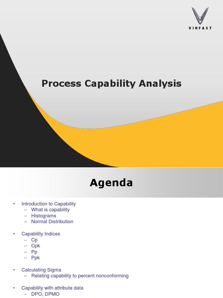 Process Capability Pdf Standard Deviation Statistics