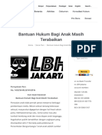 Bantuan Hukum Bagi Anak Masih Terabaikan: Beranda Aktivitas Dokumen Konsultasi Hukum