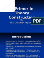 Primer in Theory Construction