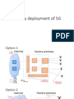5G factory deployment for URLLC and voice services