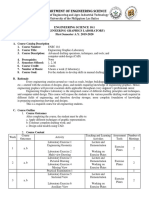 UPLB Engineering Graphics Lab Course Outline