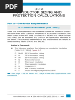 Conductor Sizing and Protection Calculations: Unit 6