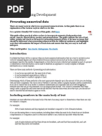 Presenting Numerical Data