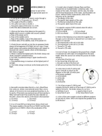 Nmat Physics Simulations (Mock 2) DIRECTIONS: Select The Best Answer To Each of The