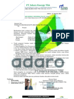 Surat Tes PT Adaro Energy Tbk. JKT
