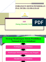 Strategi Membangun Sistem Pendidikan Nasional Di Era Globalisasi.