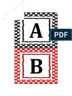 Colorful Polkadot Alphabet Numbers Labels