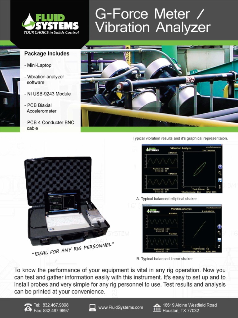 Laptop Vibration Testing with Biaxial Sensor | PDF