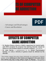 Effects of Computer Game Addiction