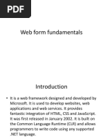 Web Form Fundamentals