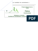 PAC FI - Tema 3.2 Dinamica y Energia Cantidad de Movimiento o Momento Lineal