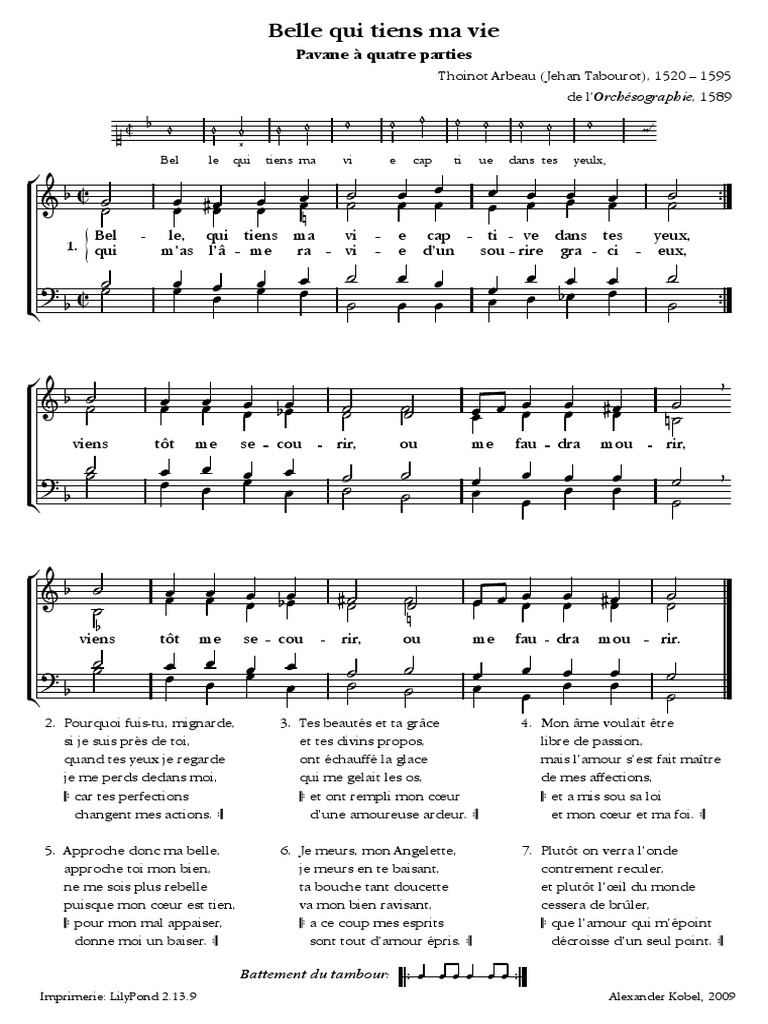 9 Belle Qui Tiens Ma Vie Arbeau Pdf Echecs Theorie Echecs