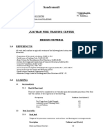 Saudconsult: Juaymah Fire Training Center Design Criteria 1.0 References