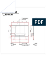 Proposed Lying in Bed Railing: " Dia. Stainless Steel Pipe " Dia. Stainless Steel Pipe