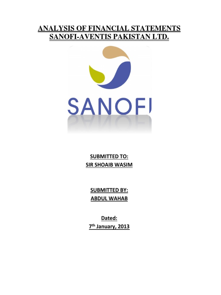 Sanofi Financial Statements
