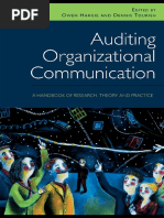 Auditing Organizational Communication A Handbook of Research - 2nd ...