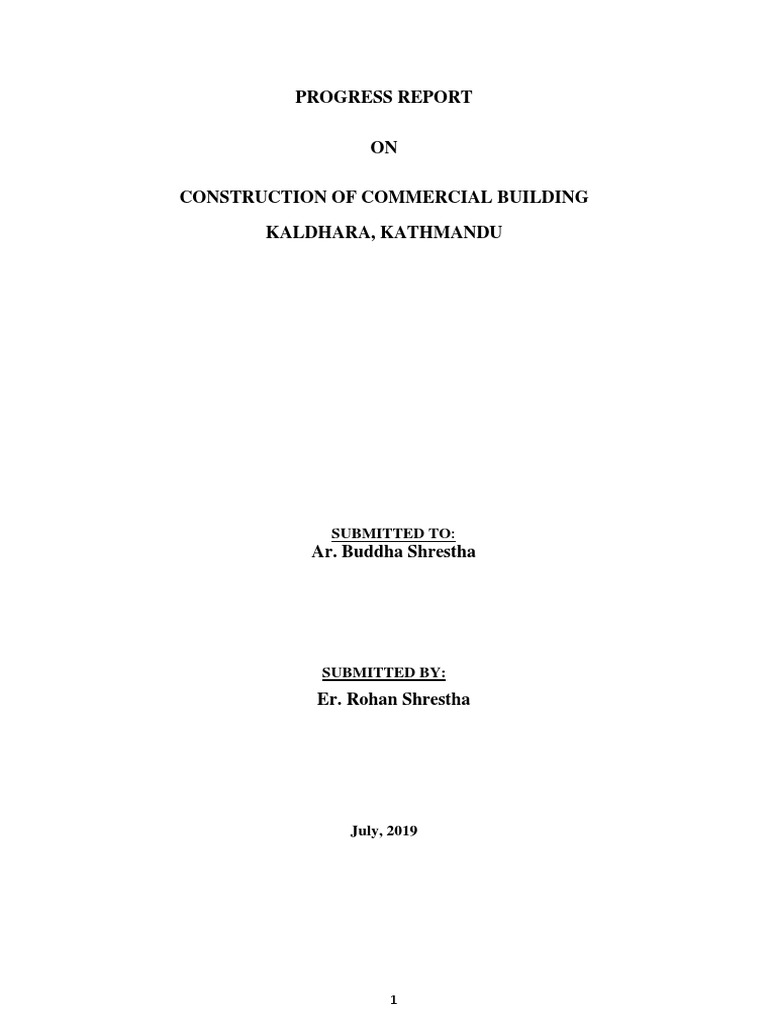 Construction Progress Update | PDF | Concrete | Architectural Design