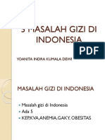 5 Masalah Gizi Diindonesia