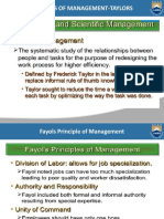 Theories of Management-Taylors