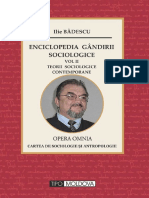Enciclopedia Gandirii Sociologice Cuprins