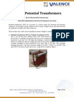 Testing Potential Transformers: by Les Warner (PCA Valence) and Chris Werstiuk (Valence Electrical Training Services LLC)