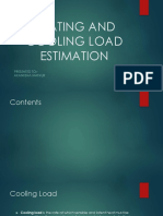 Heating and Cooling Load Estimation Presentation