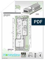 3D View Street Elevation: Scale: 1: 100