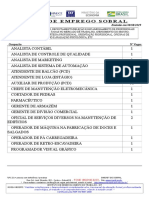 Vagas de Emprego de Sobral-08.08.19