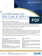 Certification For ISM Code & ISPS Code: Safety Management System & Ship Security Management System